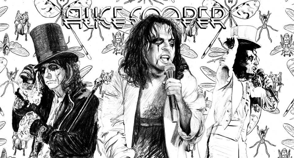 tekeningen Alice Cooper